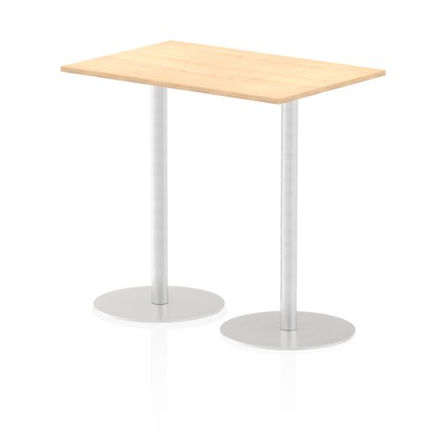 27238DY - Dynamic Italia 1200 x 800mm Poseur Rectangular Table Maple Top 1145mm High Leg ITL0259