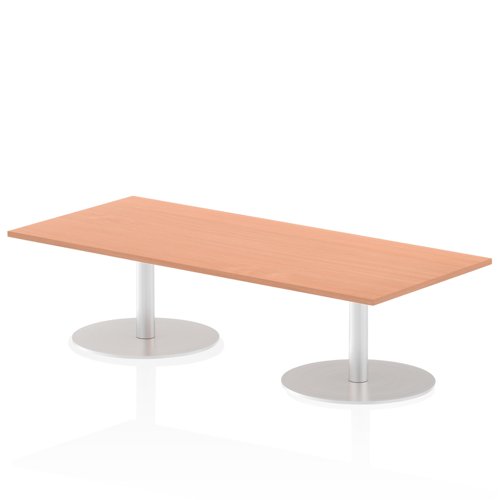 Dynamic Italia 1800 x 800mm Poseur Rectangular Table Beech Top 475mm High Leg ITL0298 27700DY Buy online at Office 5Star or contact us Tel 01594 810081 for assistance