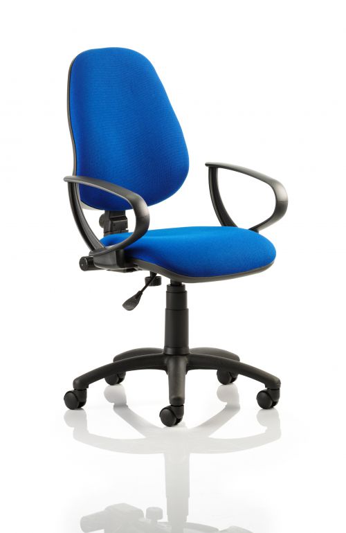 Eclipse Plus I Blue Chair With Loop Arms KC0015