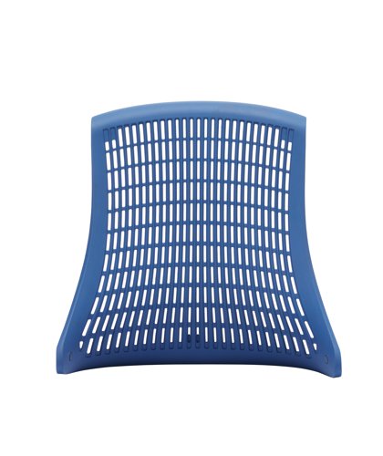 Flex Chair Black Frame With Blue Back With Headrest KC0108