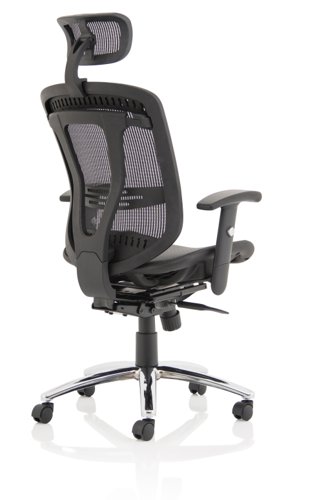 Mirage II Executive Chair Black Mesh With Headrest KC0148 Office Chairs 60232DY