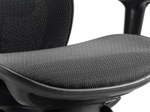 Adroit Stealth Shadow Ergo Posture Chair With Arms With Headrest Mesh Seat And Back Black Ref KC0159