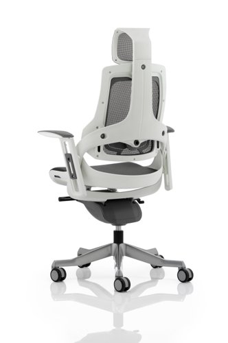 60694DY - Zure Charcoal Mesh With Arms With Headrest KC0162
