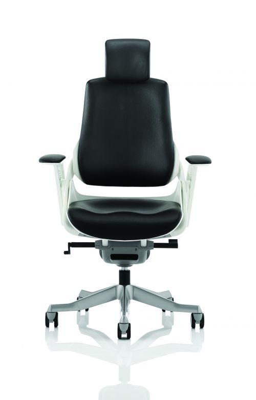 Zure Black Leather With Arms With Headrest KC0166