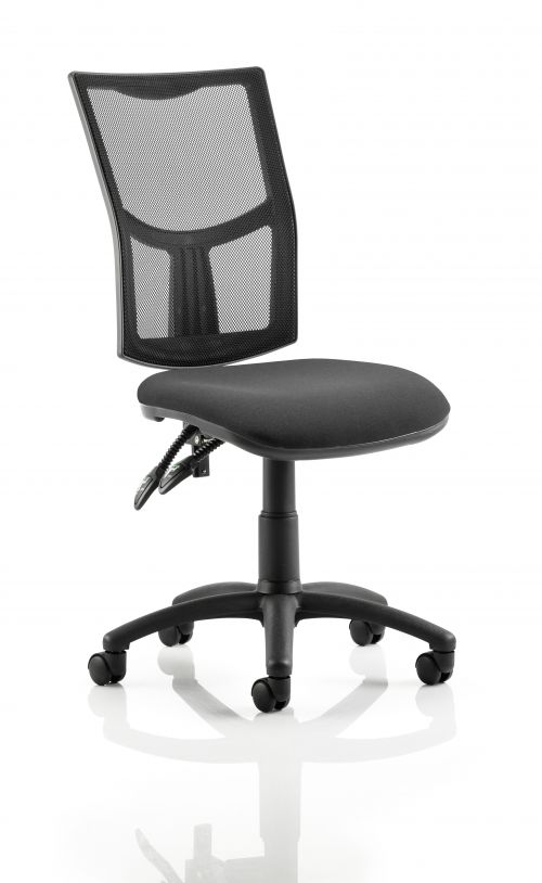 Eclipse II Lever Task Operator Chair Mesh Back With Black Seat