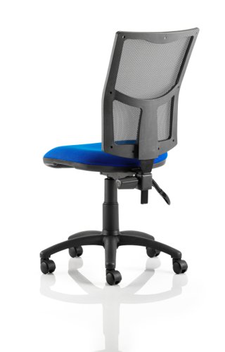 KC0168 Eclipse Plus II Lever Task Operator Chair Mesh Back With Blue Seat