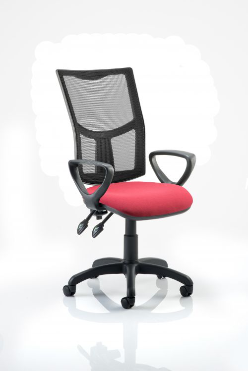 Eclipse Plus II Mesh Chair Wine loop Arms KC0177