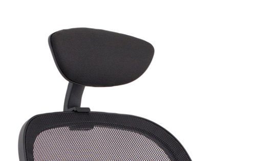 Denver Black Mesh Chair With Headrest KC0283  58566DY
