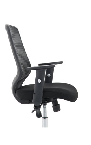 82286DY - Relay Task Operator Chair Airmesh Seat Black Back With Height Adjustable Arms KC0285