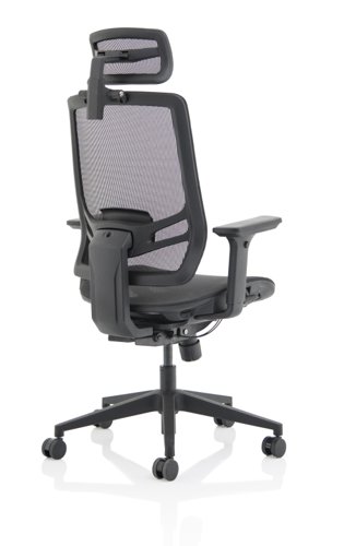 Ergo Twist Chair Black Mesh Seat Mesh Back with Headrest KC0299