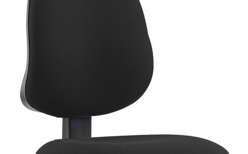 Luna II Lever Task Operator Chair Black Without Arms