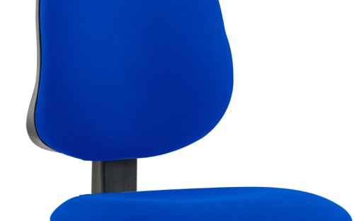 DD-LUNA2BL Luna II Lever Task Operator Chair Blue Without Arms