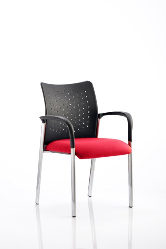 KCUP0001 | With the right amount of padding to keep you comfortable during conferences, this heavy duty multi-use meeting chair matches design with durability to leave you with a sleek, stackable seating solution. Choose between the fabric or breathable nylon back styles and optional arms to ensure the Academy matches all your requirements.