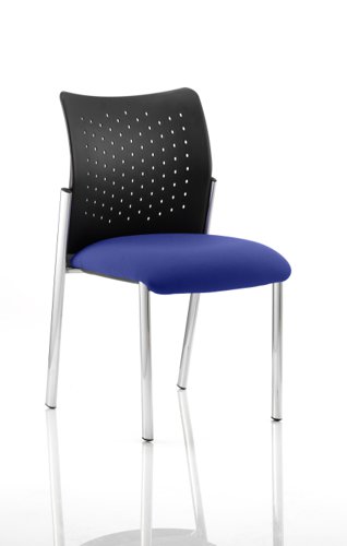 Academy Visitor Without Arms Nylon Back Bespoke Colour Seat Stevia Blue