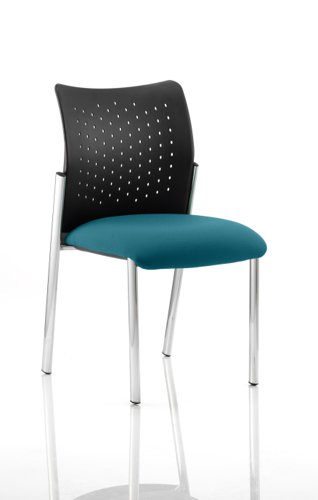 Academy Bespoke Colour Seat Without Arms Maringa Teal Visitors Chairs KCUP0015