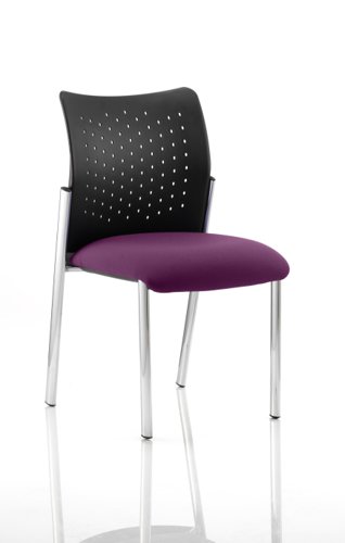 Academy Bespoke Colour Seat Without Arms Tansy Purple Visitors Chairs KCUP0016