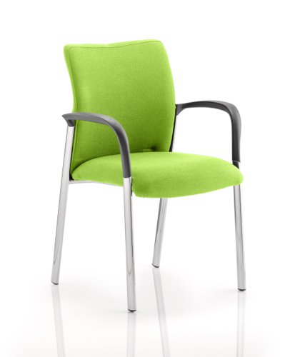 Academy Fully Bespoke Fabric Chair with Arms Myrrh Green KCUP0034 Dynamic