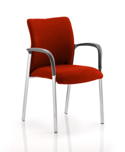 80382DY - Academy Fully Bespoke Fabric Chair with Arms Tabasco Orange - KCUP0036