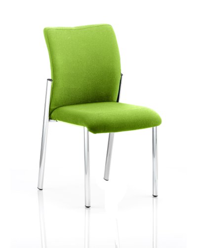 Academy Bespoke Colour Fabric Back With Bespoke Colour Seat Without Arms Lime