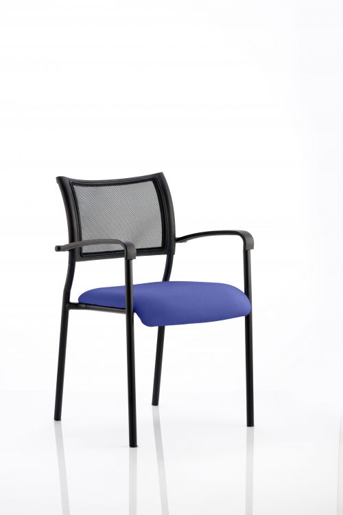 Brunswick Bespoke Colour Seat Black Frame Stevia Blue