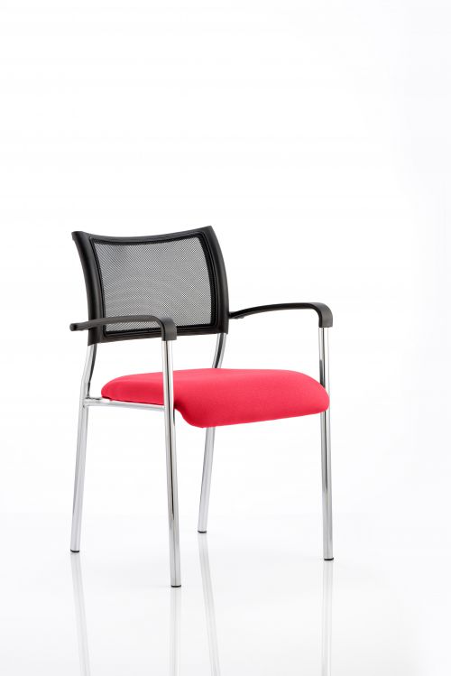 Brunswick Bespoke Colour Seat Chrome Frame Post Box Red