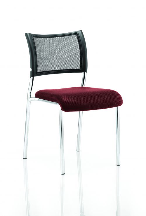 Brunswick No Arm Bespoke Colour Seat Chrome Frame Ginseng Chilli