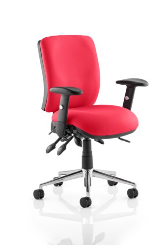 KCUP0113 | More work hours are lost through back pain and injuries than any other reason, and the number of people reporting back issues is rising rapidly. One reason is poor seating posture at work, especially amongst office personnel. Chiro High Back and Medium Back posture seating are fully functional contoured chairs. They are feature rich and highly functional to ensure they can be adjusted to support any user in the best possible way. They can combat the discomfort of back sufferers and  educe the likelihood of posture related medical problems being acquired. They carry the additional endorsement of the respected chiropractor Dr Robert Bateman and as well as stock fabrics can be bespoke upholstered in any fabric of your choice. The Chiros match their functionality and quality with a design signature that makes them one of our most sought after big value seating solutions. 