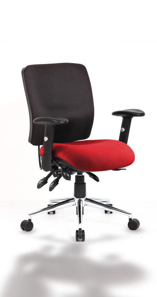 Chiro Medium Back Bespoke Colour Seat Post Box Red