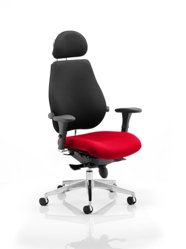 Chiro Plus Ultimate With Headrest Bespoke Colour Seat Bergamot Cherry | KCUP0161 | Dynamic