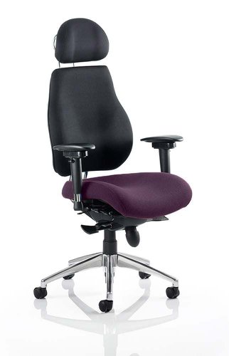 KCUP0168 Chiro Plus Ultimate With Headrest Bespoke Colour Seat Tansy Purple