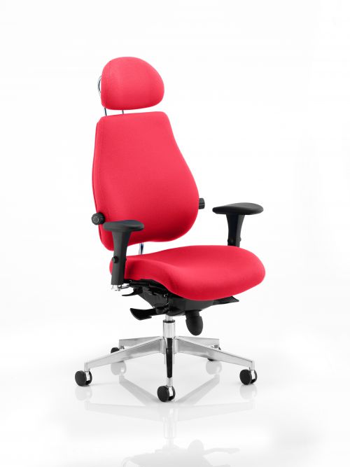 Chiro Plus Ultimate With Headrest Bespoke Colour Post Box Red