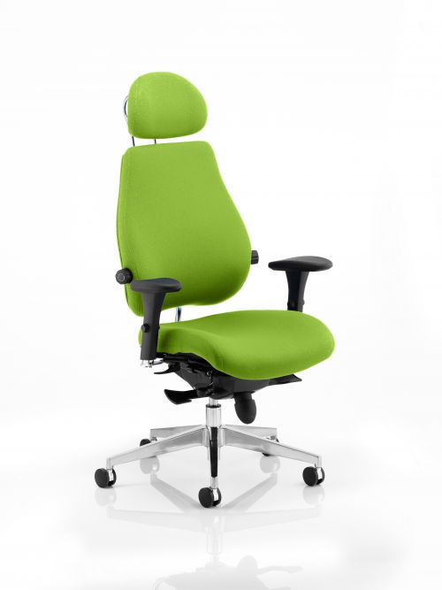 Chiro Plus Ultimate With Headrest Bespoke Colour Lime