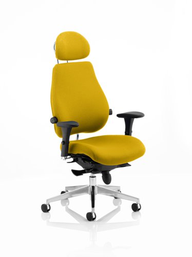 Chiro Plus Ultimate With Headrest Bespoke Colour Senna Yellow Dynamic