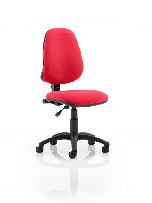 Eclipse I Lever Task Operator Chair Bespoke Colour Post Box Red