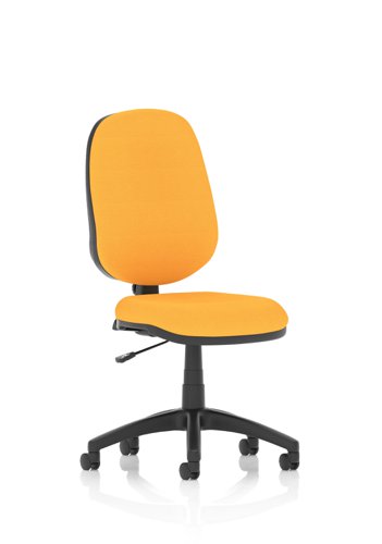 Eclipse Plus I Lever Task Operator Chair Bespoke Colour Senna Yellow Office Chairs KCUP0213