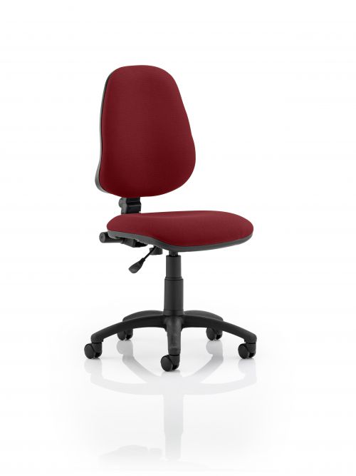 Eclipse I Lever Task Operator Chair Bespoke Colour Maroon