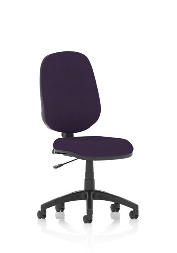 Eclipse I Lever Task Operator Chair Bespoke Colour Purple