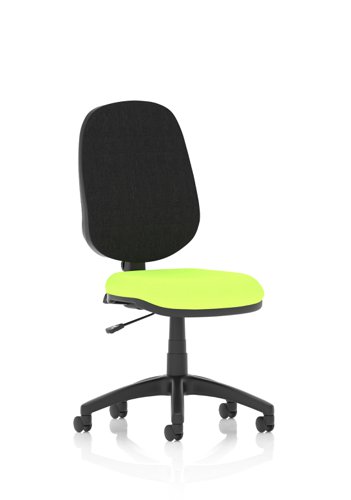 Eclipse I Lever Task Operator Chair Bespoke Colour Seat Lime