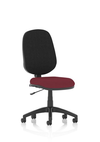Eclipse Plus I Lever Task Operator Chair Bespoke Colour Seat Ginseng Chilli