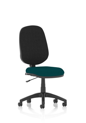 Eclipse Plus I Lever Task Operator Chair Bespoke Colour Seat Maringa Teal Office Chairs KCUP0223