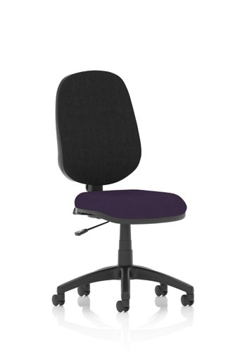 Eclipse I Lever Task Operator Chair Bespoke Colour Seat Purple