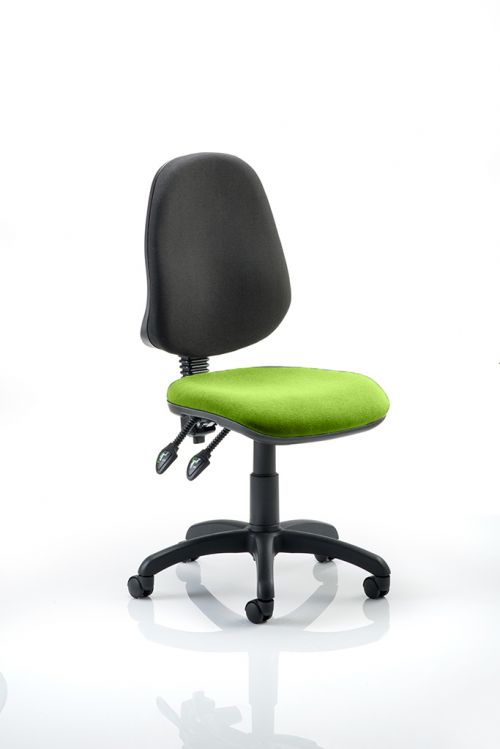 Eclipse II Lever Task Operator Chair Bespoke Colour Seat Lime