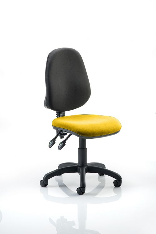 Eclipse II Lever Task Operator Chair Bespoke Colour Seat Yellow