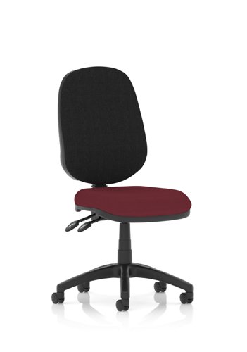 Eclipse Plus II Lever Task Operator Chair Bespoke Colour Seat Ginseng Chilli Office Chairs KCUP0238