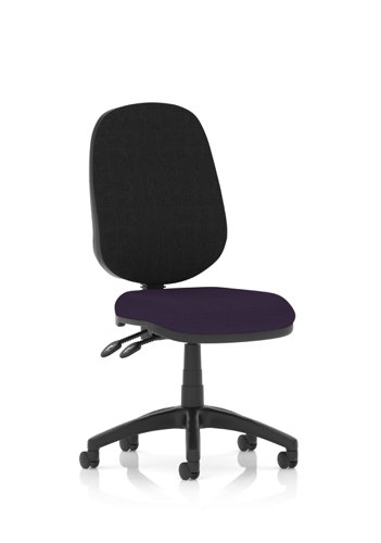 Eclipse II Lever Task Operator Chair Bespoke Colour Seat Purple