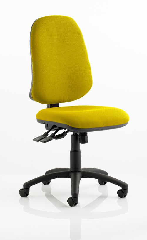 Eclipse XL Lever Task Operator Chair Bespoke Colour Yellow