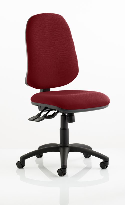 Eclipse XL Lever Task Operator Chair Bespoke Colour Ginseng Chilli