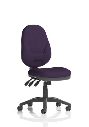 Eclipse Plus XL Lever Task Operator Chair Bespoke Colour Tansy Purple Office Chairs KCUP0248