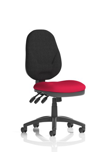 Eclipse XL Lever Task Operator Chair Bespoke Colour Seat Bergamot Cherry