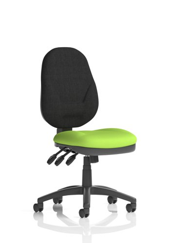Eclipse XL Lever Task Operator Chair Bespoke Colour Seat Lime